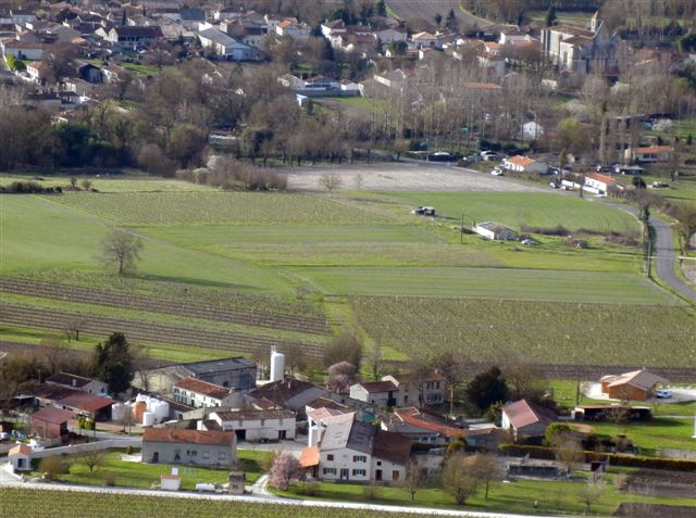 La Pouyade vue d'avion