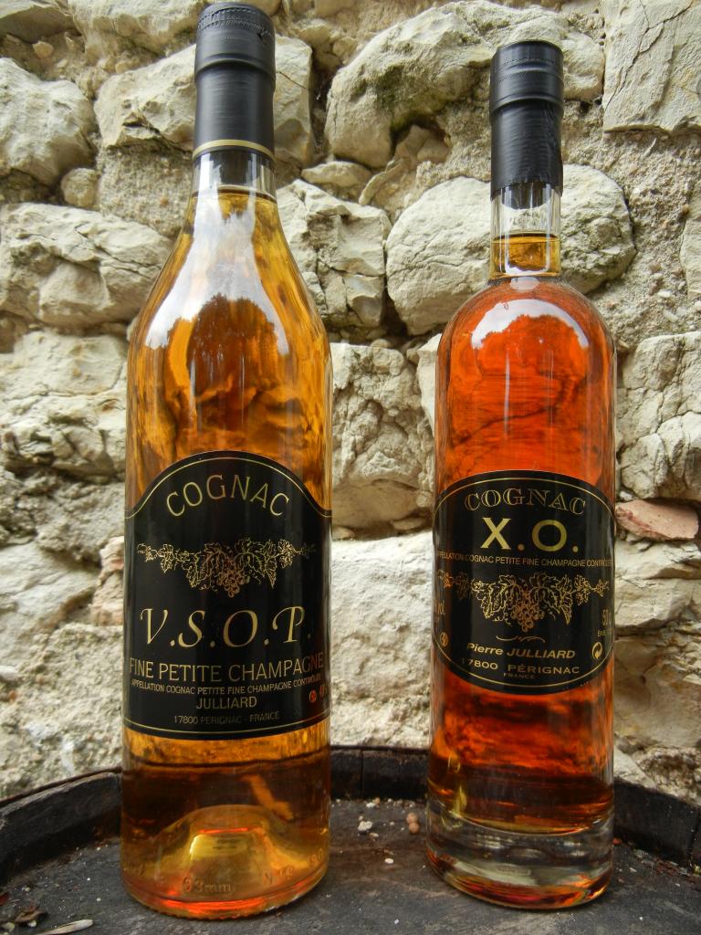 cognac VSOP  et  X.O.